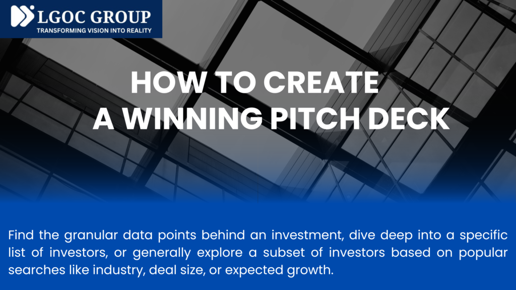 The Key Elements to a Successful Investor Pitch Deck: Crafting Your Path to Funding Success